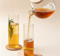 Ins-Style Clear Tall Cylinder Glass Cup, Multipurpose Drink Tumbler for Cafe & Home Cold Brew Coffee